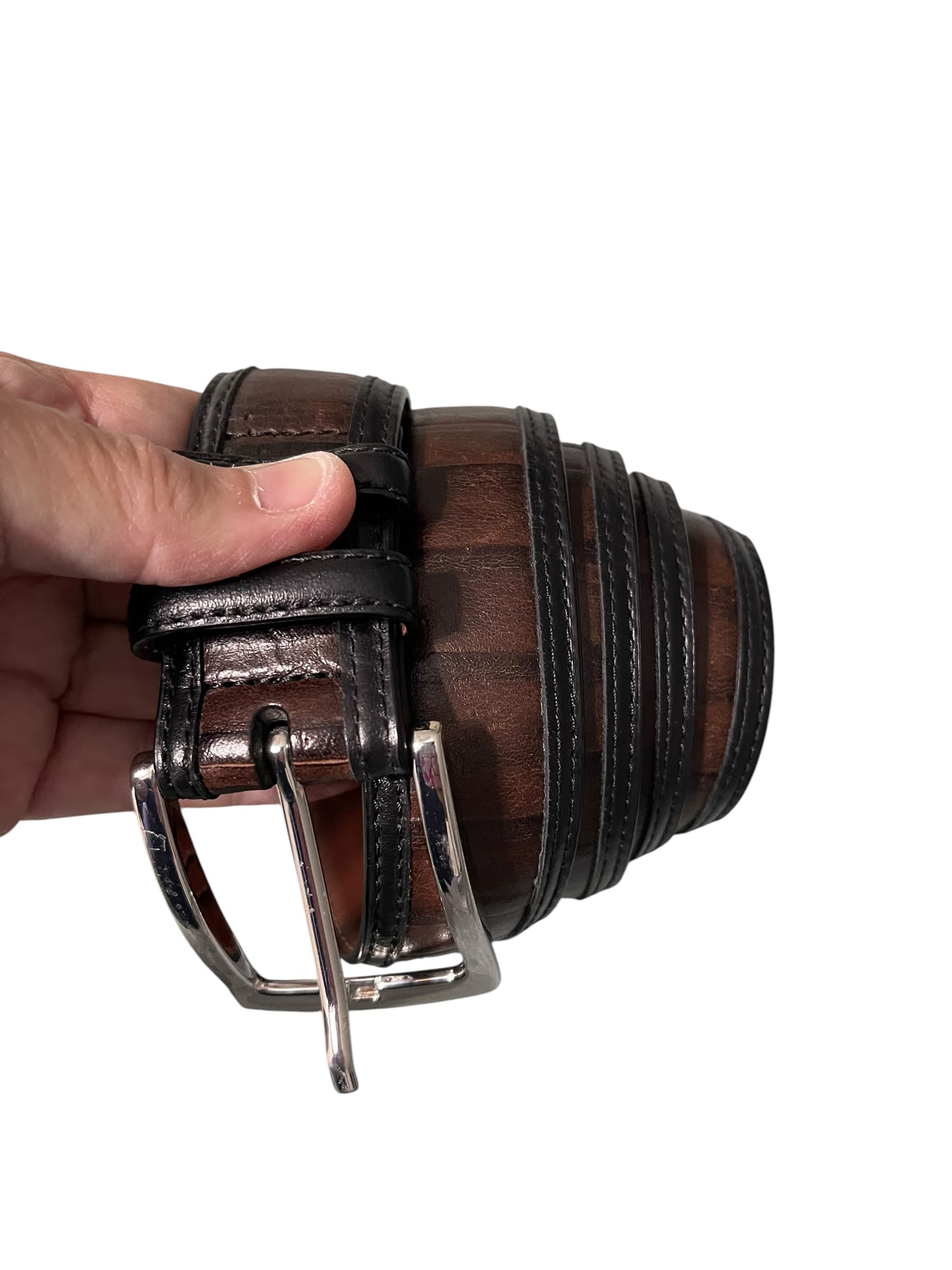 Daniel Cremieux Men’s Italian Leather Belt - Thumbnail 3