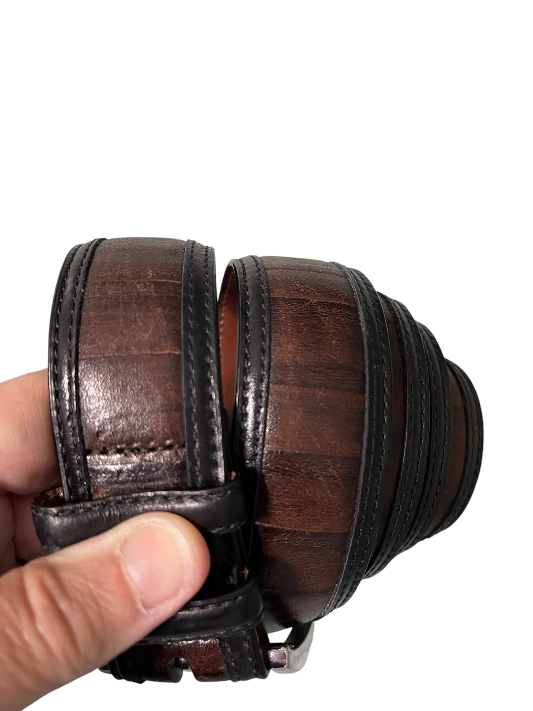 Daniel Cremieux Men’s Italian Leather Belt - Thumbnail 4