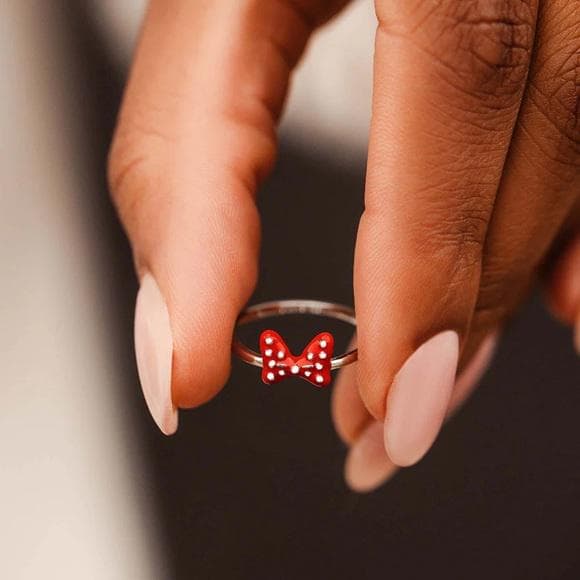 Pura Vida DISNEY MINNIE MOUSE Polka Dot Bow Ring- Nwt - Thumbnail 4