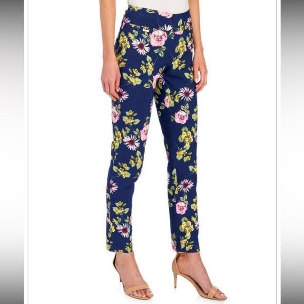 Peck & Peck Ava Floral Ankle Pant~ Size 16 - Thumbnail 2