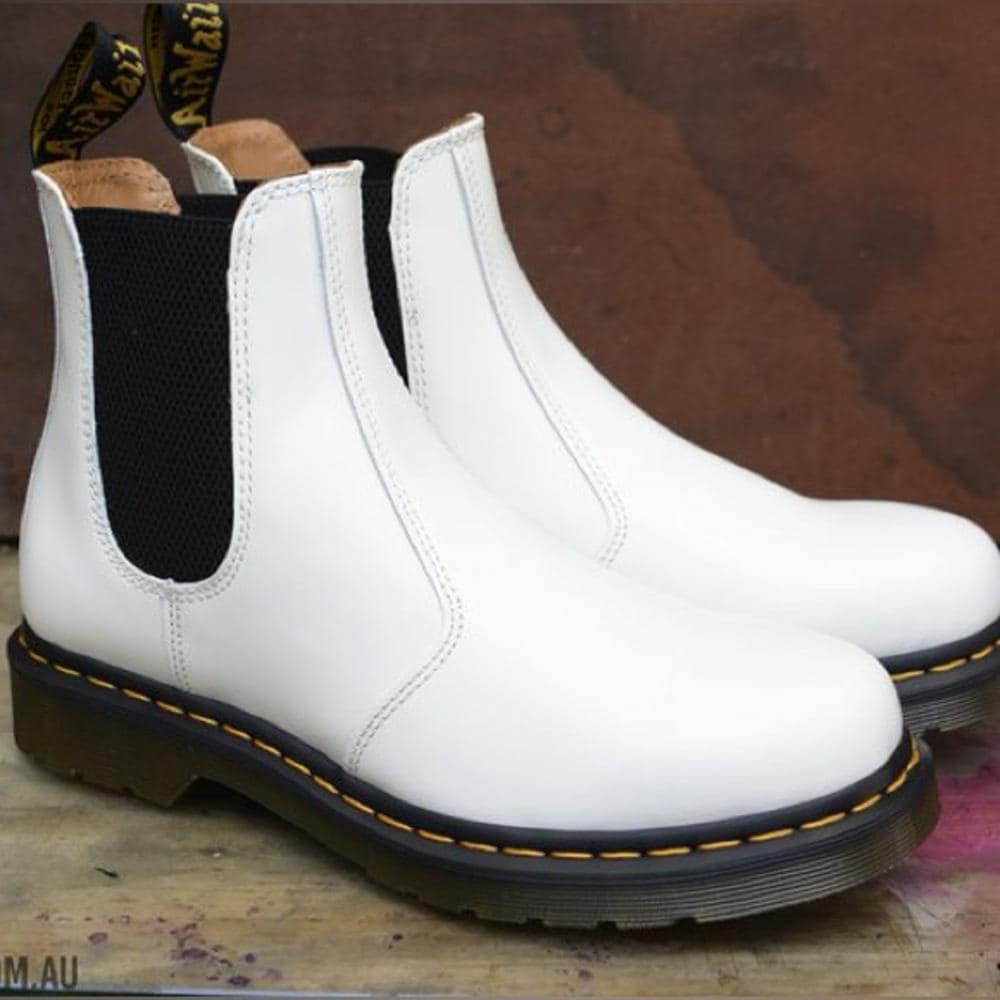 Dr Martens, Elastic Side Chelsea Boot- White Size 7 - Thumbnail 7