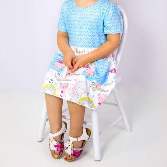 Piggy Party” NWT Boutique Dress by Pete + Lucy Girls 7/8 - Thumbnail 7