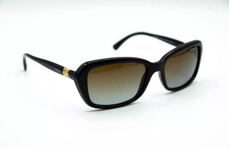 Vogue Eyewear Designer Sunglasses VO2964SB Black w/ Gold Accents - Thumbnail 2