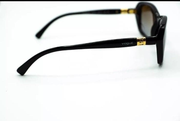 Vogue Eyewear Designer Sunglasses VO2964SB Black w/ Gold Accents - Thumbnail 5
