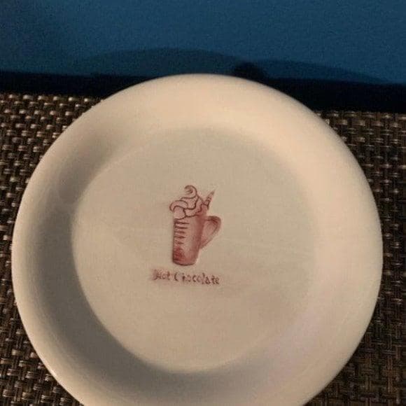 Vintage Pier One Imports Coffee House Themed plates- Dessert/Snack - Thumbnail 7