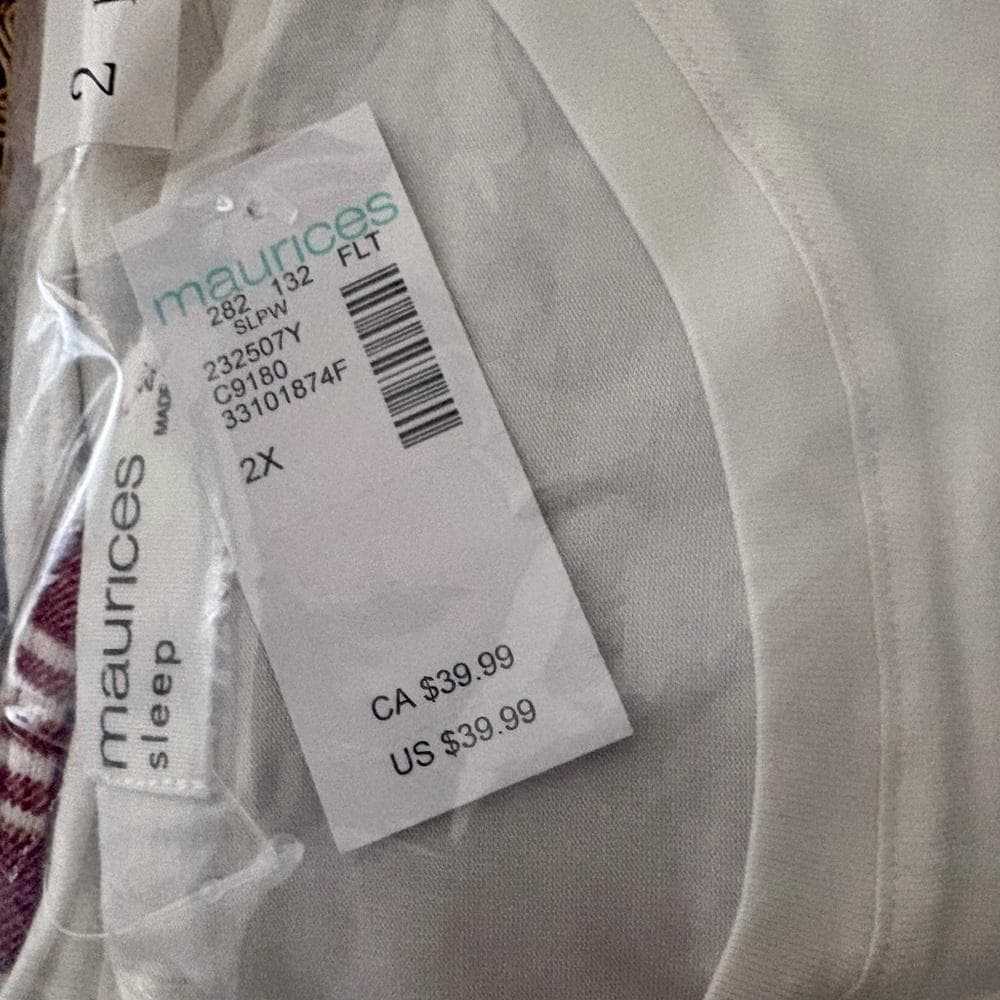 Plus Size “Fall Road Trip” Graphic Tee And Wide Leg Pajama Set- New in Pkg- 2X - Thumbnail 3