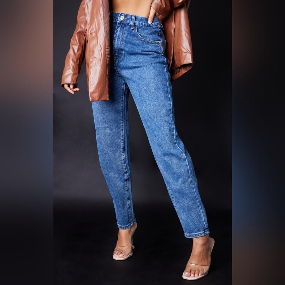 Pretty Little Thing Mom Jeans~ Size 8 - Thumbnail 6