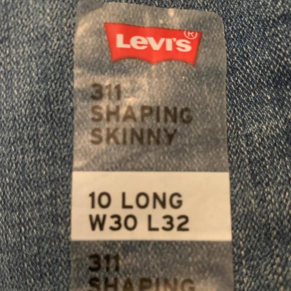 LEVI’S 311 SHAPING WOMEN'S Jeans~ Levi’s Sculpt~ Mid Rise Distressed - Thumbnail 10