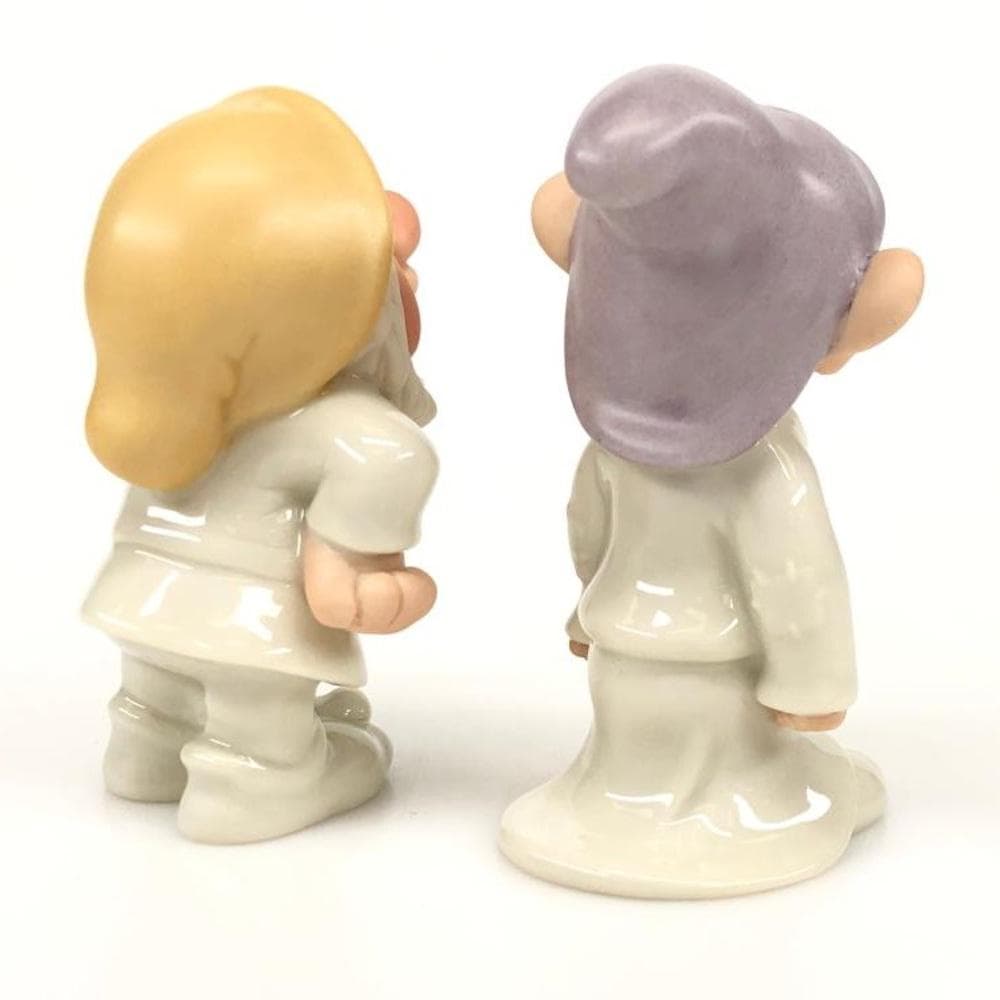 Vintage Disney Lenox Dopey and Sneezy Salt and Pepper Shakers - Snow White - Thumbnail 3