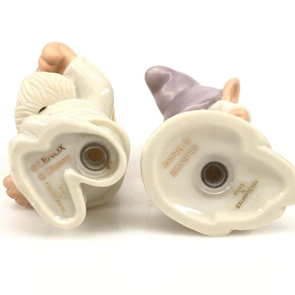 Vintage Disney Lenox Dopey and Sneezy Salt and Pepper Shakers - Snow White - Thumbnail 4
