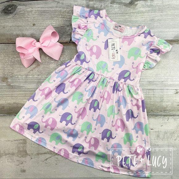 New! Boutique Dress ‘Ella the Elephant’ Girls 6/6X - Thumbnail 4
