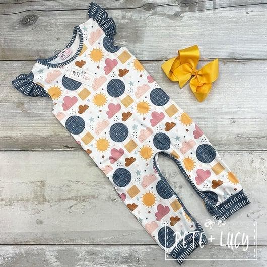 NWT Romper- “Sky’s The Limit” - Thumbnail 3