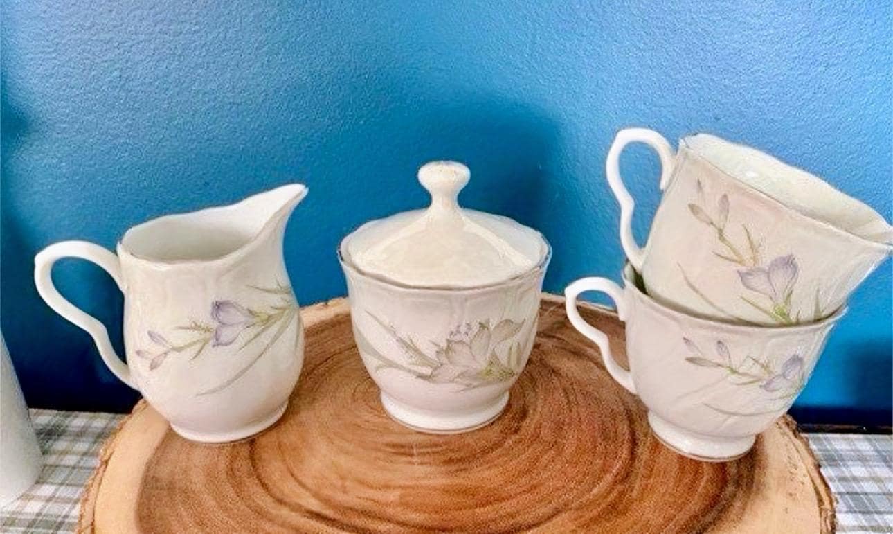 Vintage Complete Tea Set~ CAC Ceramic~~Shirley