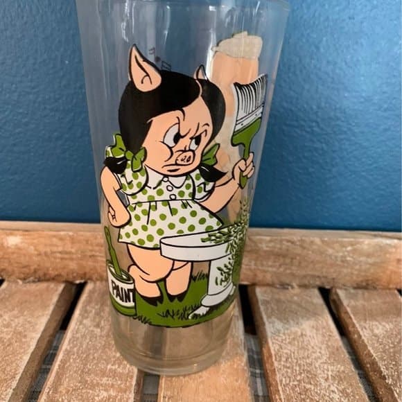 PETUNIA! Pepsi Vintage Glass - Thumbnail 7