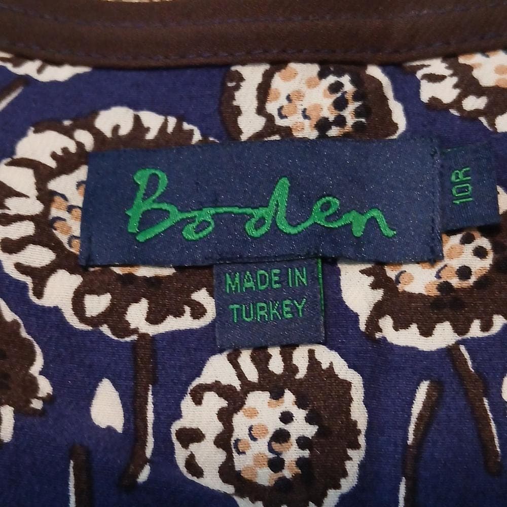 Boden Ladies Abstact Medallion Shift Dress- Midi Dress - Thumbnail 4