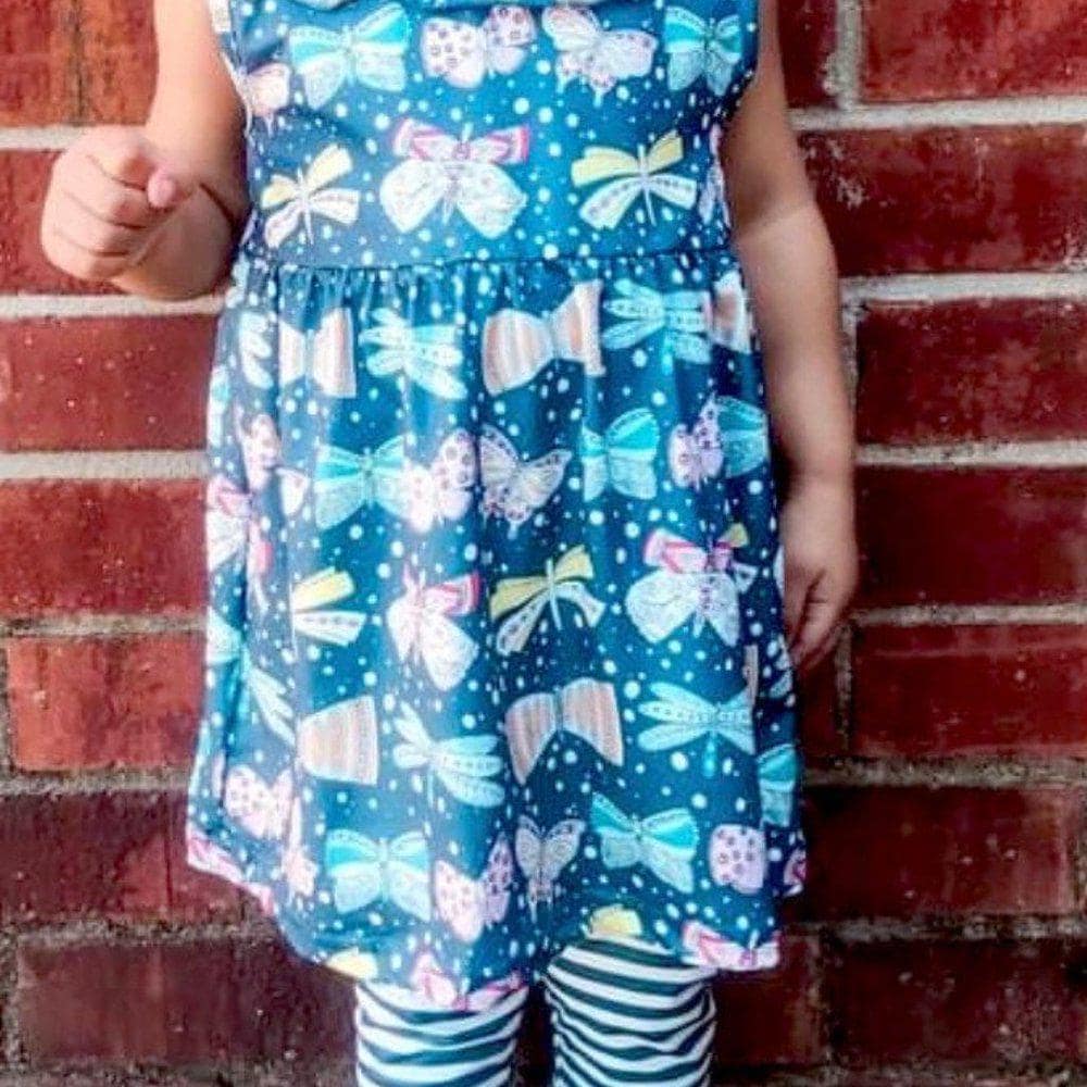 New! Boutique Capri Outfit~ ‘Butterfly Beauty’ 2T - Thumbnail 3