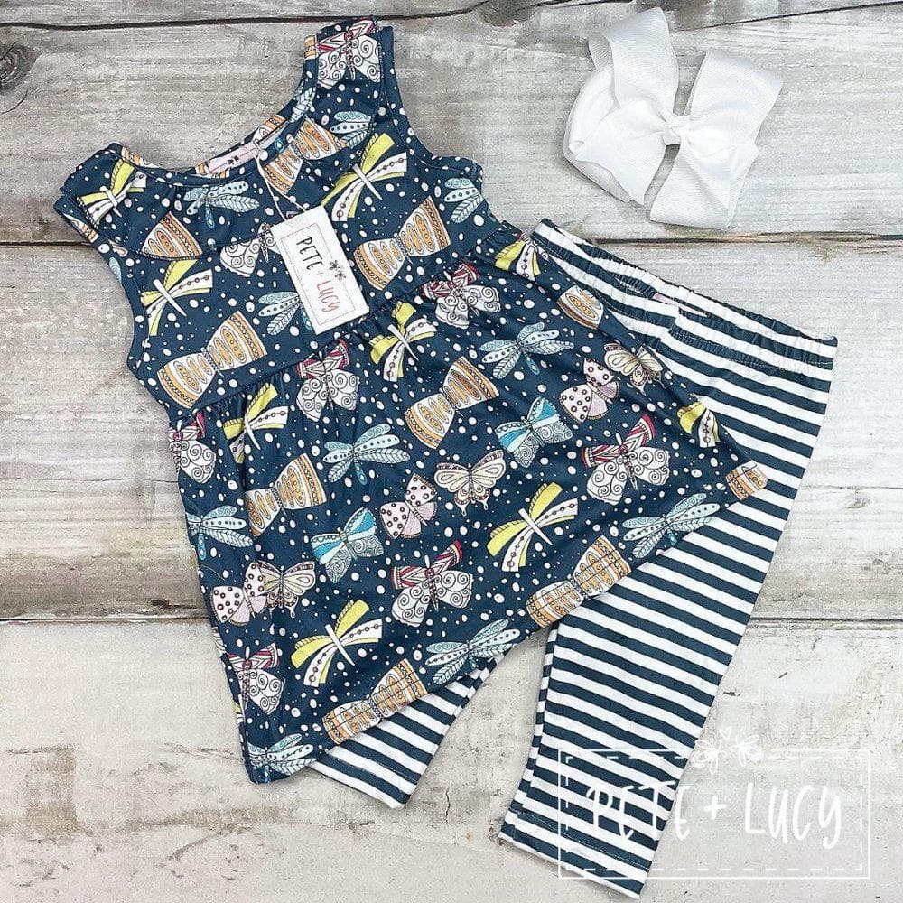 New! Boutique Capri Outfit~ ‘Butterfly Beauty’ 2T - Thumbnail 6