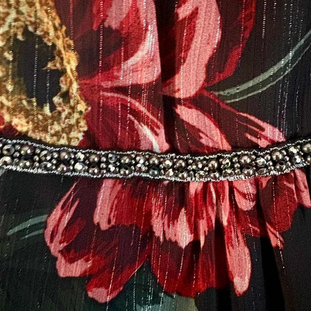 IGNITE Evenings Floral Bateau Evening Dress~ Plus-Size 20W~ NWT from Dillard’s - Thumbnail 6