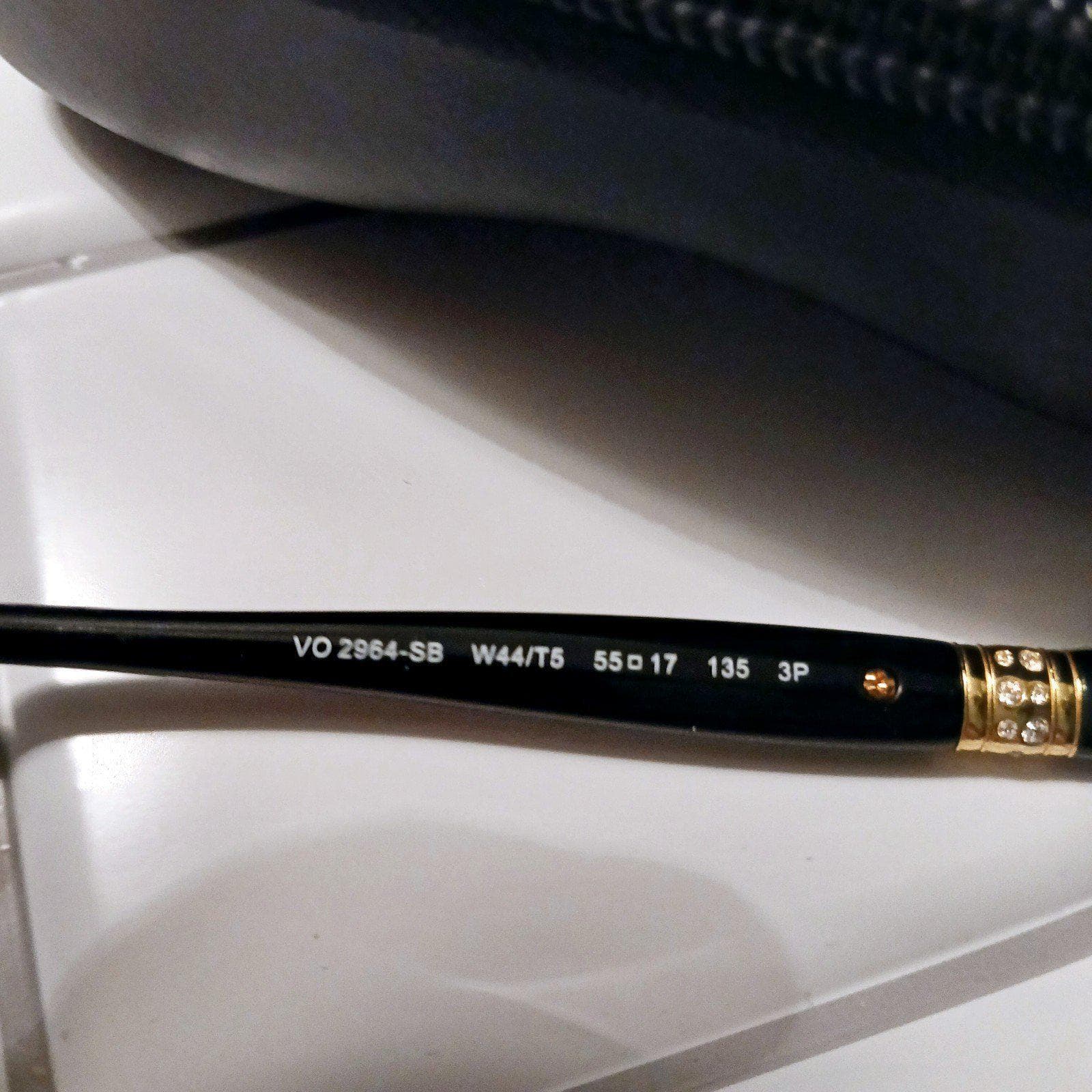 Vogue Eyewear Designer Sunglasses VO2964SB Black w/ Gold Accents - Thumbnail 9
