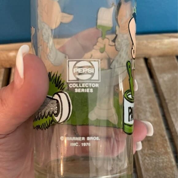 PETUNIA! Pepsi Vintage Glass - Thumbnail 4