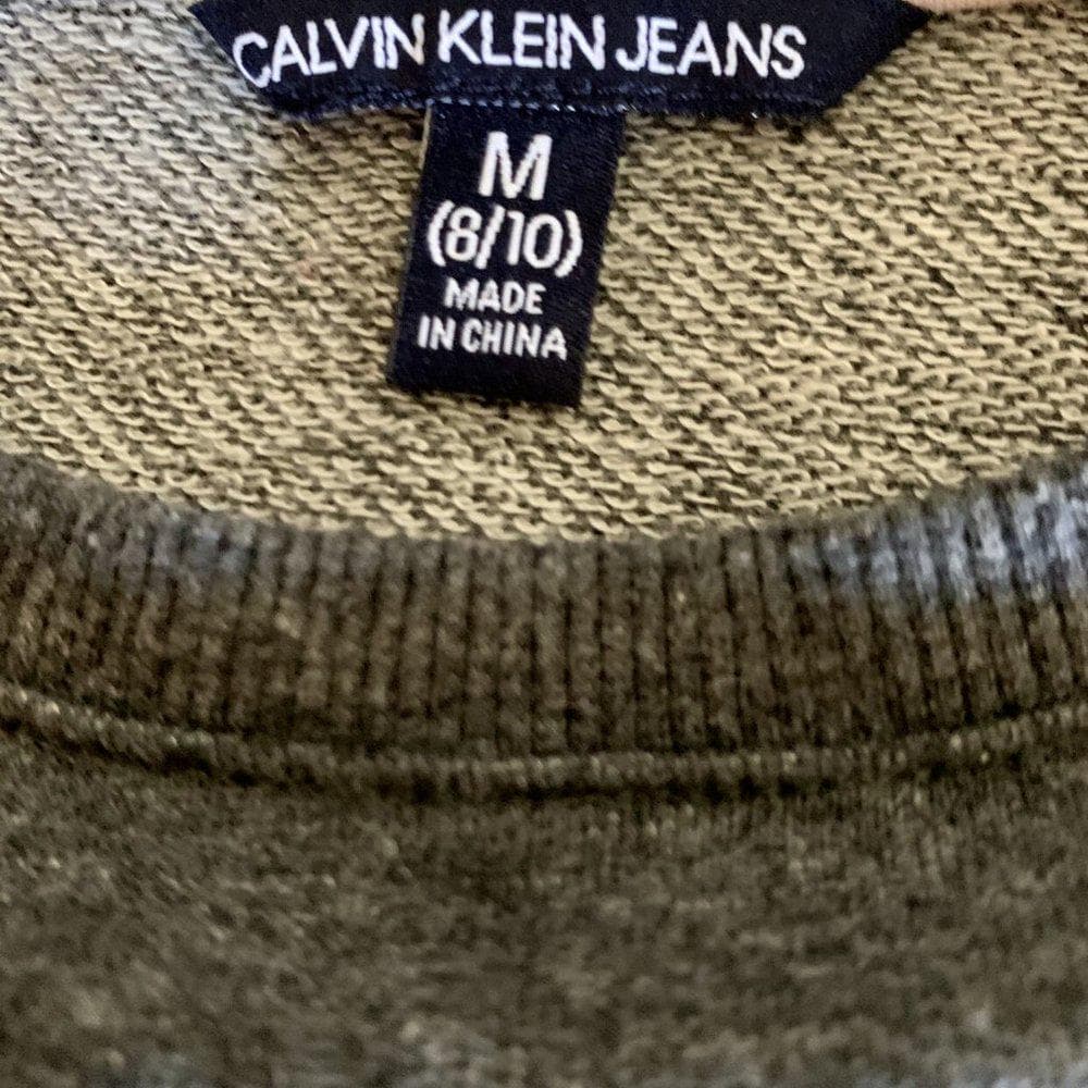 Calvin Klein Girl’s Grey/Silver Top - Thumbnail 2