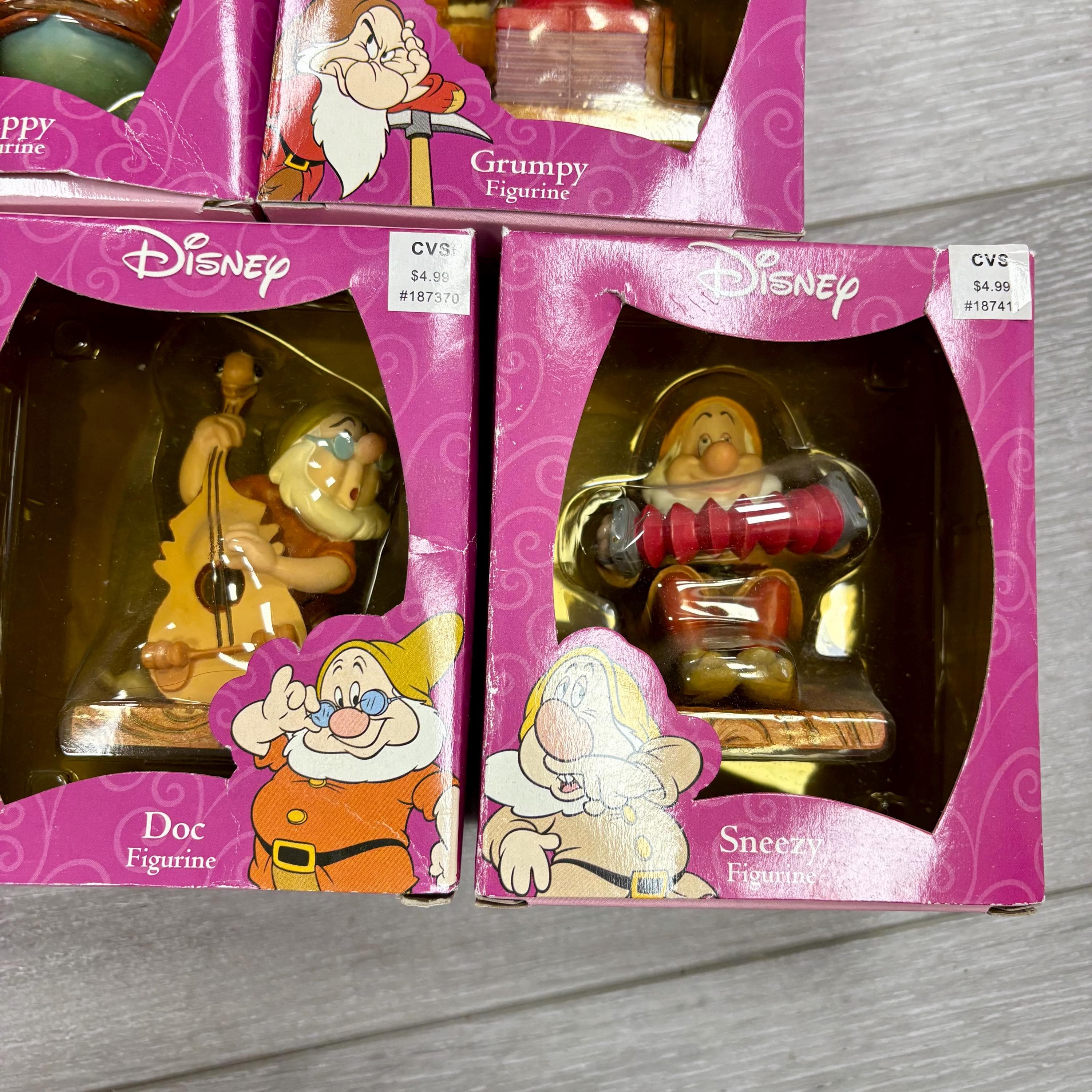 Vintage Disney Snow White & The Seven Dwarfs Starter Set- Enesco 65th Anniv. - Thumbnail 6