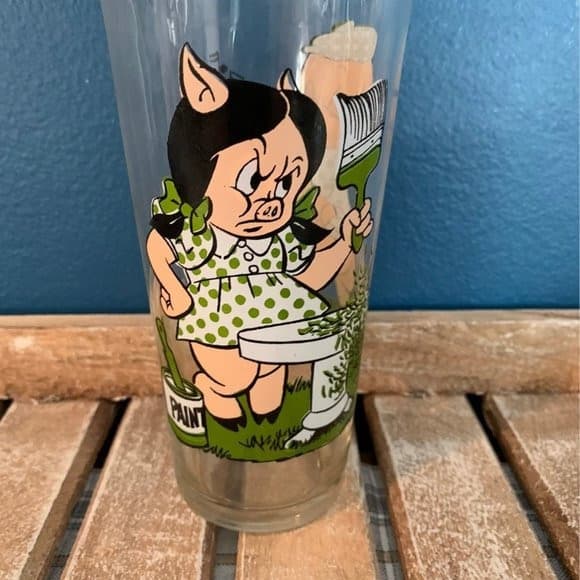 PETUNIA! Pepsi Vintage Glass - Thumbnail 5