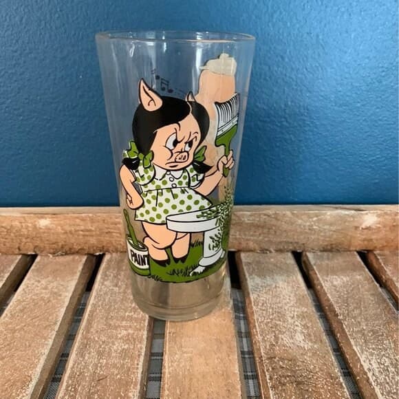 PETUNIA! Pepsi Vintage Glass