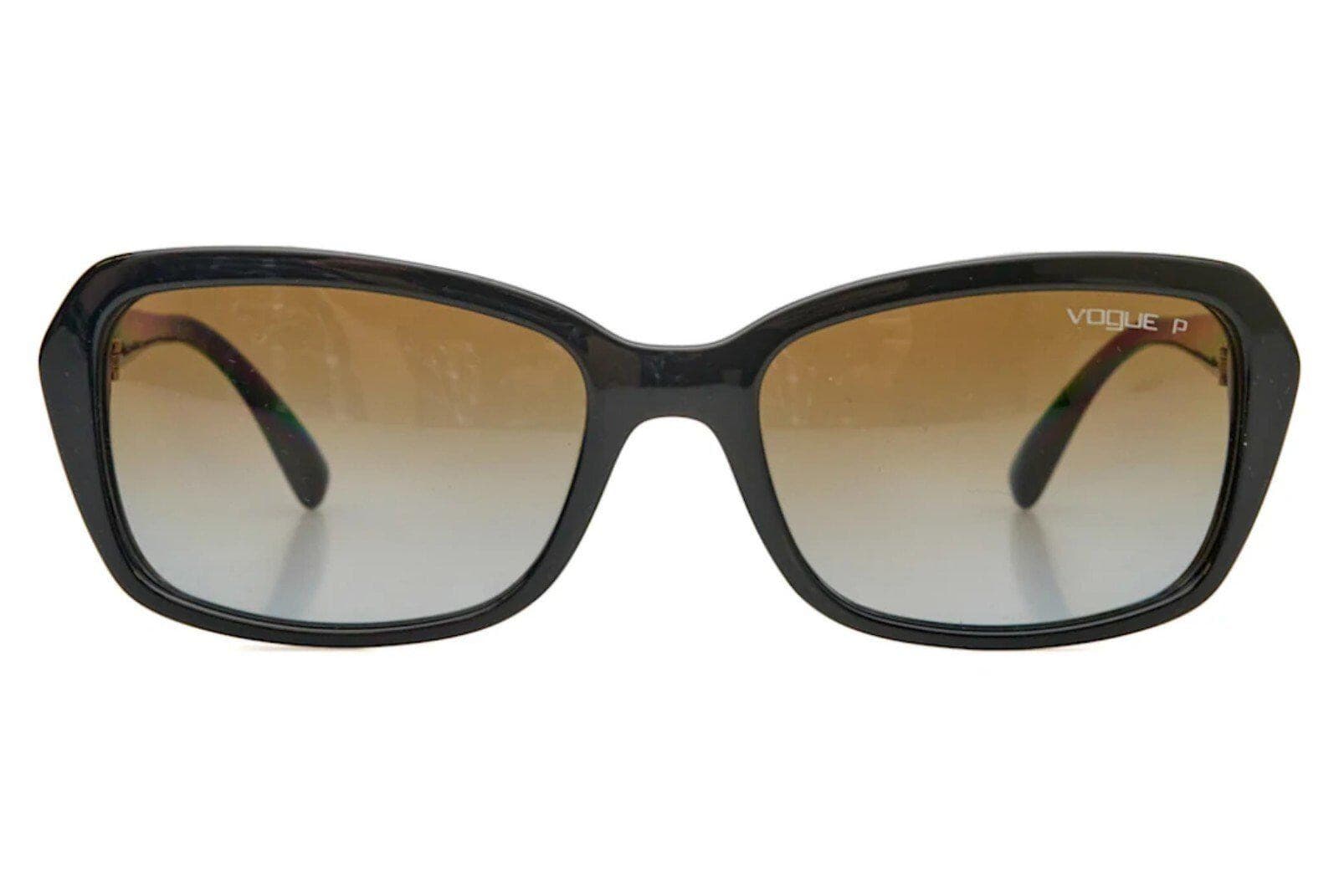 Vogue Eyewear Designer Sunglasses VO2964SB Black w/ Gold Accents - Thumbnail 3