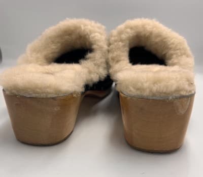 UGG Kalie Sheepskin Suede Leather Clogs Mules Shoes S/W 5426 US Size 7 - Thumbnail 5