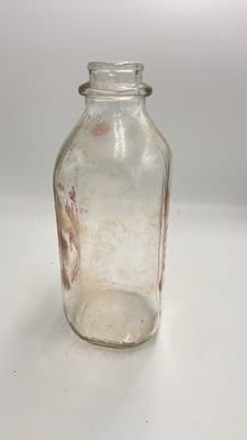 Paulus Dairy - One Quart Milk Bottle New Brunswick New Jersey - Thumbnail 2