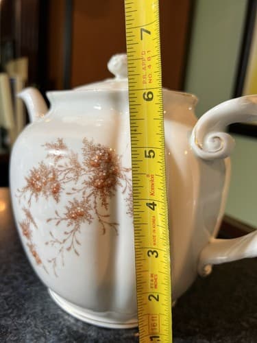 VTG Austria Austrian Teapot With Lid Floral - Thumbnail 8