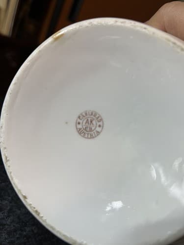 VTG Austria Austrian Teapot With Lid Floral - Thumbnail 6