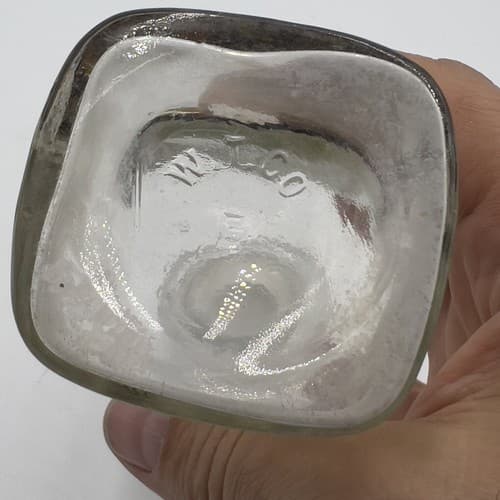 Antique 6" Apothecary Sp Camph Glass Medicine Bottle w/stopper 1880s - Thumbnail 4