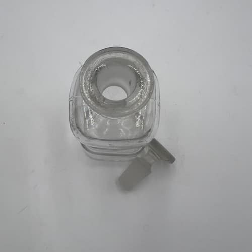 WT & CO 5.5" Antique Apothecary Jar Glass Bottle with 1/2" opening - Thumbnail 3