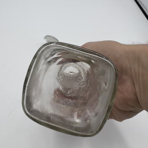 Antique 6" Apothecary Tv Lavand Glass Medicine Bottle w/stopper 1880s - Thumbnail 6