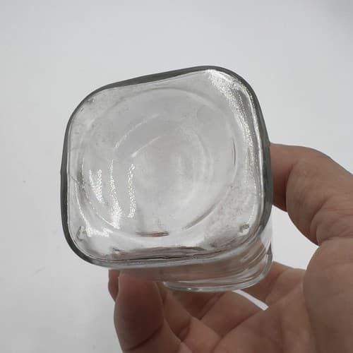 WT & CO 5.5" Antique Apothecary Jar Glass Bottle with 1/2" opening - Thumbnail 2