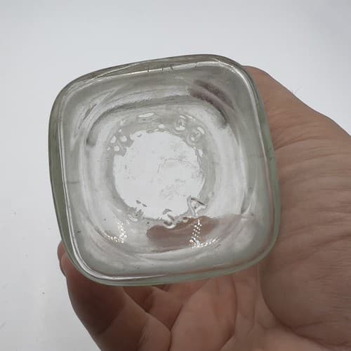 Antique 6" Apothecary 1.25" Opening Glass Medicine Bottle w/stopper 1880s - Thumbnail 3