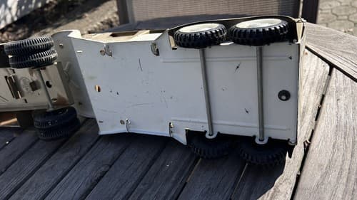 Vintage 1960’s Nylint #6300 “Thoroughbred Farms” Pressed Steel Horse Truck & Trl - Thumbnail 11