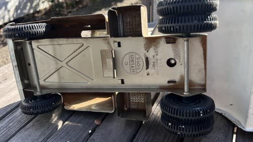 Vintage 1960’s Nylint #6300 “Thoroughbred Farms” Pressed Steel Horse Truck & Trl - Thumbnail 10