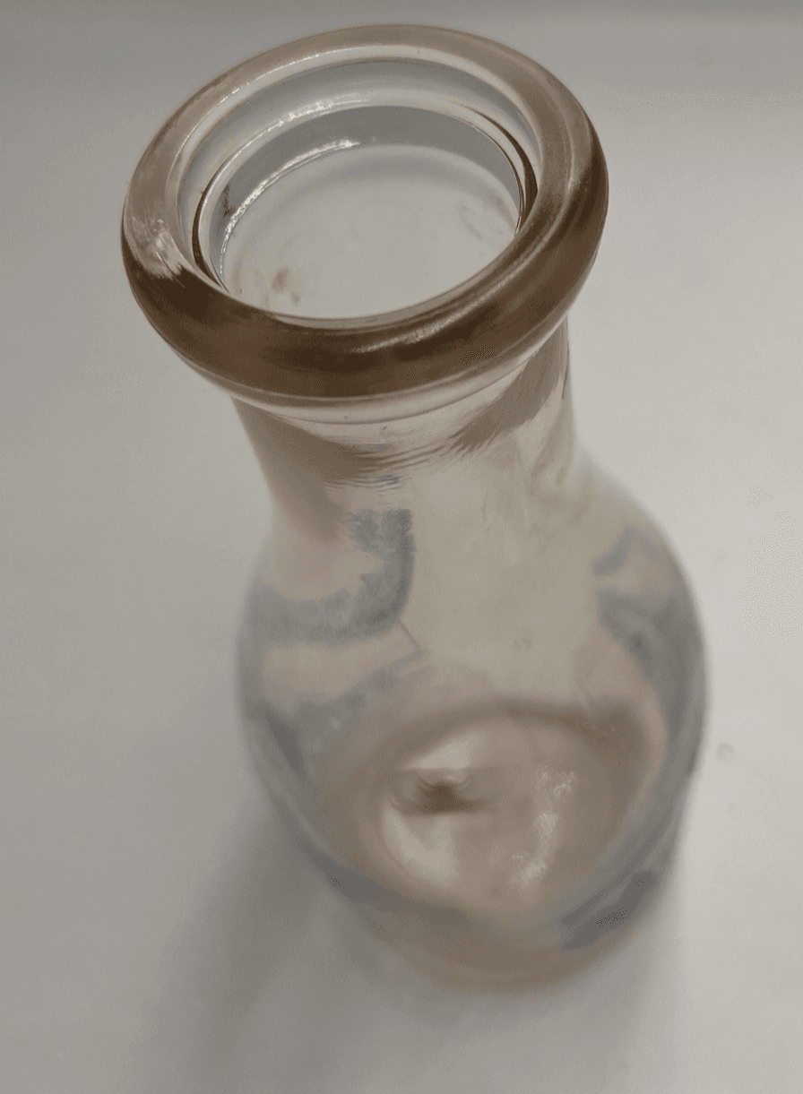 Blue Spruce Dairy Farm Freehold NJ New Jersey one quart milk bottle ( rare) - Thumbnail 7
