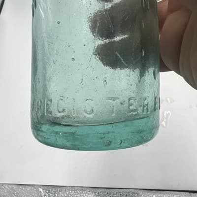 Vintage William Mayer Freehold Soda Bottle Embossed Rare 7.5" - Thumbnail 9