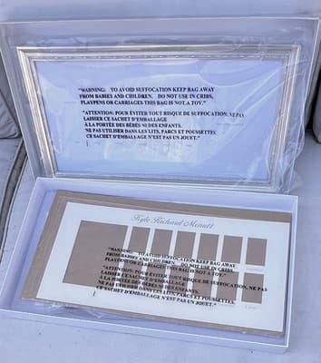 Pottery Barn Kids Silver Leaf First Year Photo Frame - 12 Month Milestones - Thumbnail 8