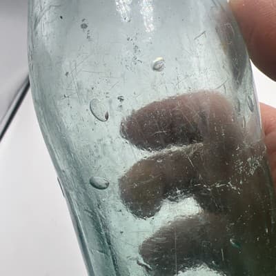 Vintage William Mayer Freehold Soda Bottle Embossed Rare 7.5" - Thumbnail 6