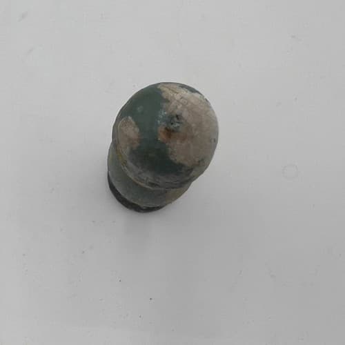 RARE ANTIQUE WOOD PEG DOLL Toy Soldier Policeman Figurine Primitive Folk Toy 4" - Thumbnail 5