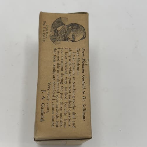 c1920s Garfield Tea Laxative & Diuretic Advertising Medical Tea Box,empty - Thumbnail 7