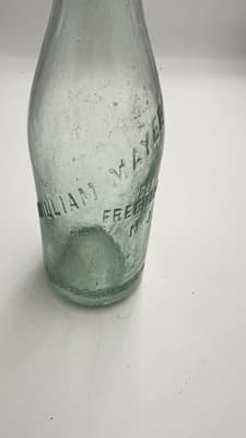 Vintage William Mayer Freehold Soda Bottle Embossed Rare 7.5" - Thumbnail 3
