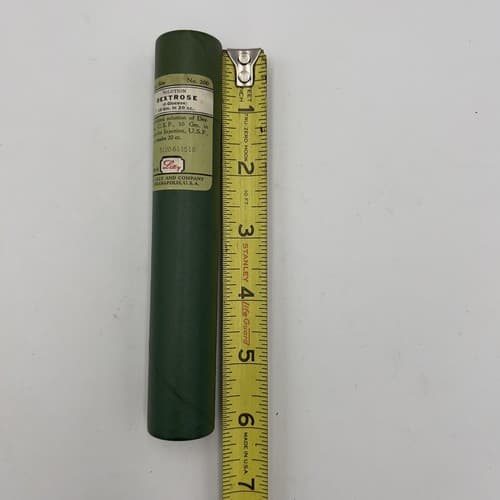 Sealed Lilly Dextrose Glucose 20cc Ampoule Vial Circa 1900's Super Rare - Thumbnail 6