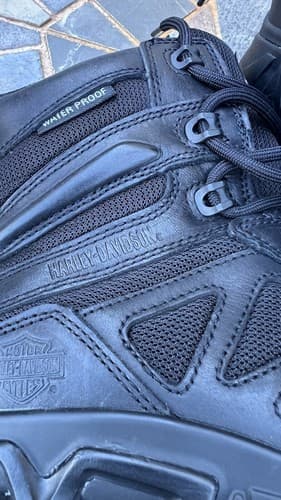 Harley-Davidson Women's Juliet Waterproof Black Tactical Motorcycle Boots US 7.5 - Thumbnail 11