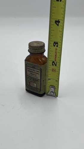 Rare Vintage Medicine Bottle ACRIFLAVINE 1497 Lilly Collectible EMPTY - Thumbnail 3